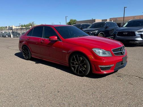 Mars Red 2014 Mercedes-Benz C-Class C 63 AMG