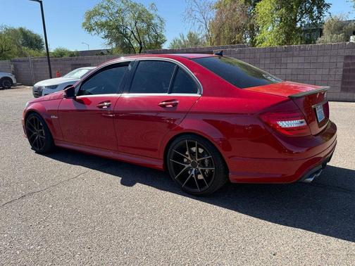 Mars Red 2014 Mercedes-Benz C-Class C 63 AMG