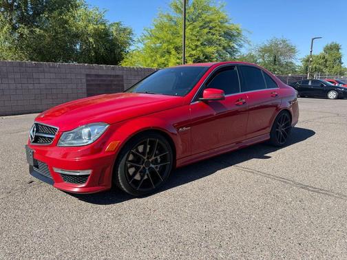 Mars Red 2014 Mercedes-Benz C-Class C 63 AMG