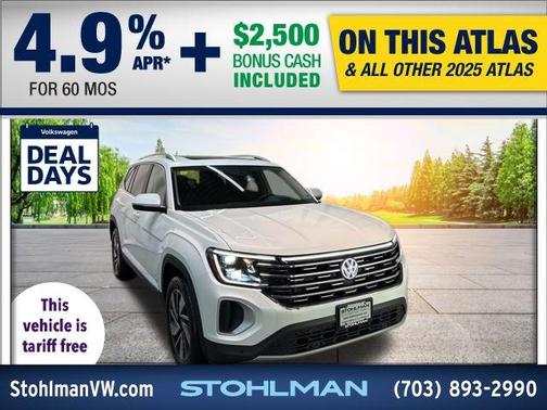 2025 Volkswagen Atlas 2.0T SEL