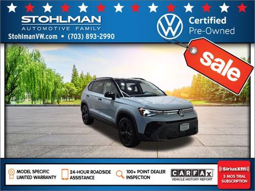 2025 Volkswagen Taos 1.5T SE Black