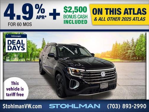 2025 Volkswagen Atlas 2.0T SE w/Technology 4MOTION