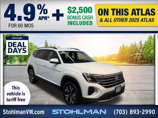 2025 Volkswagen Atlas 2.0T SE