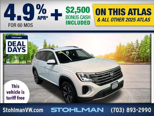 2025 Volkswagen Atlas 2.0T SE