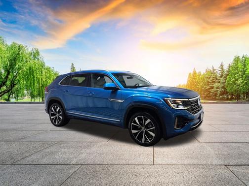 Kingfisher Blue 2024 Volkswagen Atlas Cross Sport 2.0T SEL Premium R-Line
