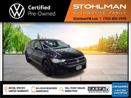 Deep Black Pearl Effect 2024 Volkswagen Jetta 1.5T SE