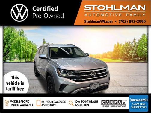 2022 Volkswagen Atlas 3.6L SE w/Technology