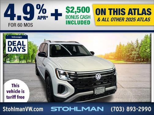 2025 Volkswagen Atlas 2.0T SE