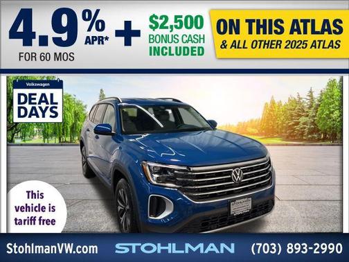 2025 Volkswagen Atlas 2.0T SE