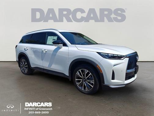 Radiant White 2027 INFINITI QX60 LUXE AWD