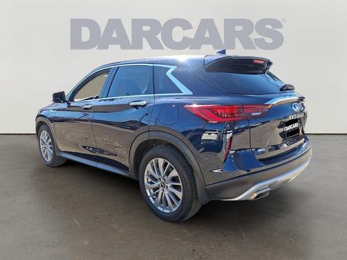 Hermosa Blue 2025 INFINITI QX50 Pure AWD