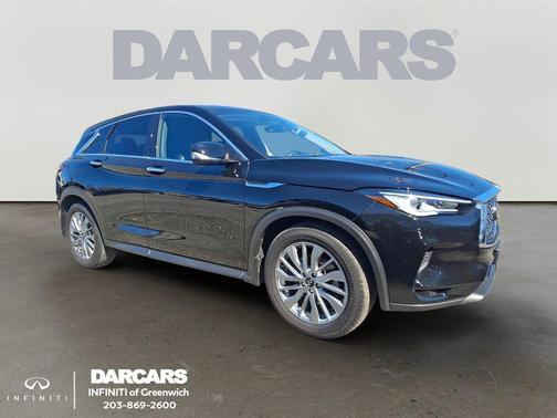 Black Obsidian 2025 INFINITI QX50 Pure AWD