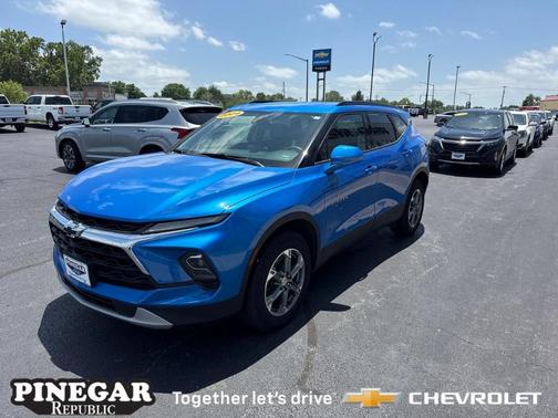 Rip Tide Blue 2024 Chevrolet Blazer LT