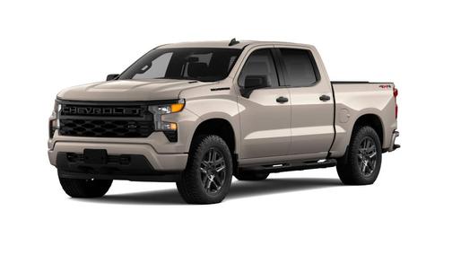 White Sand 2026 Chevrolet Silverado 1500 Custom