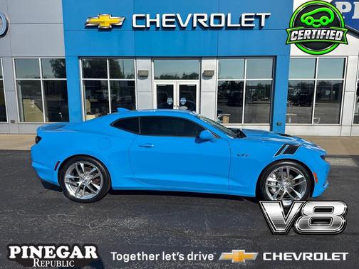 Rapid Blue 2022 Chevrolet Camaro LT1