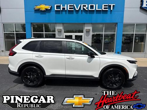 White 2026 Honda CR-V Hybrid Sport-L