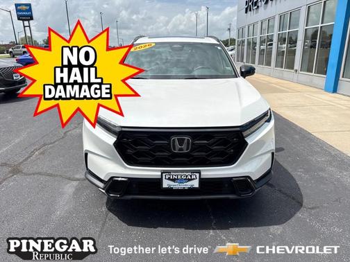 White 2026 Honda CR-V Hybrid Sport-L