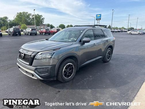 Gun Metallic 2023 Nissan Pathfinder Rock Creek
