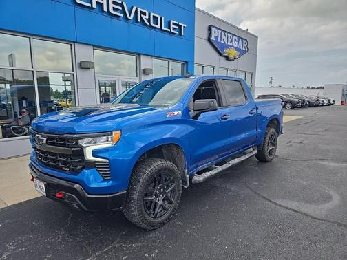 Glacier Blue Metallic 2023 Chevrolet Silverado 1500 LT Trail Boss