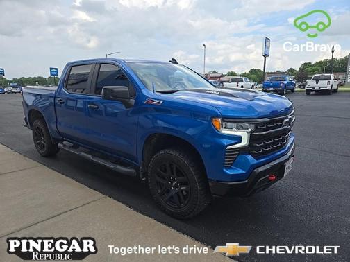 Glacier Blue Metallic 2023 Chevrolet Silverado 1500 LT Trail Boss