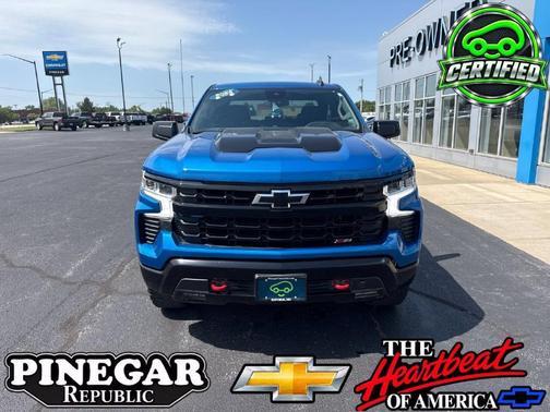 Glacier Blue Metallic 2023 Chevrolet Silverado 1500 LT Trail Boss