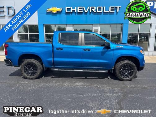 Glacier Blue Metallic 2023 Chevrolet Silverado 1500 LT Trail Boss