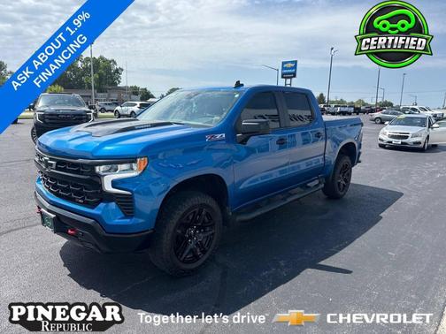 Glacier Blue Metallic 2023 Chevrolet Silverado 1500 LT Trail Boss