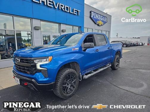 Glacier Blue Metallic 2023 Chevrolet Silverado 1500 LT Trail Boss