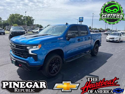 Glacier Blue Metallic 2023 Chevrolet Silverado 1500 LT Trail Boss