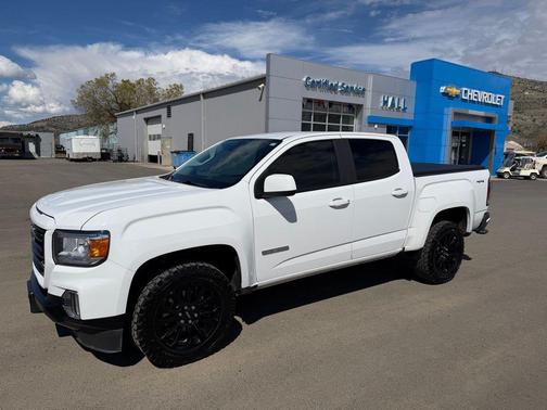 Summit White 2022 GMC Canyon Elevation