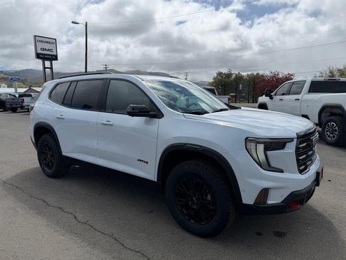 Glacier White Tricoat 2026 GMC Acadia AT4 AWD