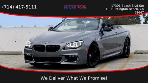 2012 BMW 640 640i Convertible 2D