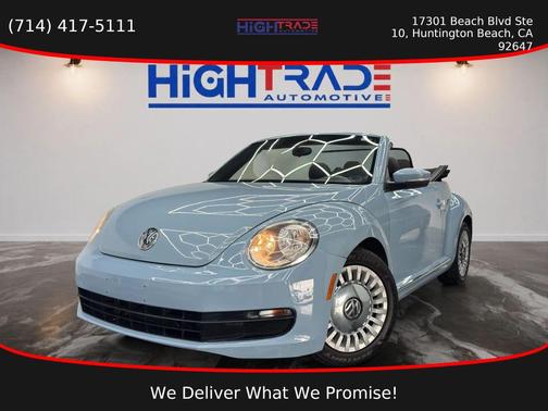 Blue 2013 Volkswagen Beetle 2.5L