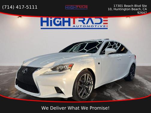White 2014 Lexus IS 250 Base