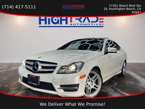 White 2013 Mercedes-Benz C-Class C 250 Coupe 2D