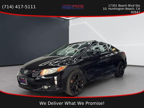 Crystal Black Pearl 2012 Honda Civic Si