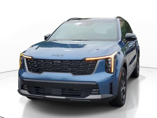 Mineral Blue 2026 Kia Sorento Hybrid SX Prestige