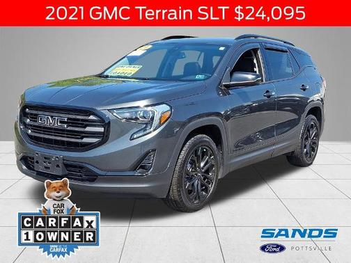 Graphite Gray Metallic 2021 GMC Terrain SLT