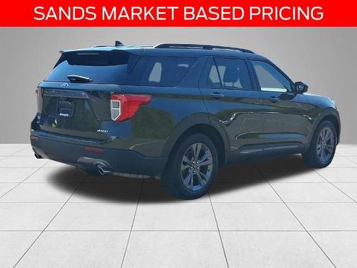 FORGED GREEN METALLIC 2023 Ford Explorer XLT