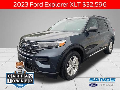 STONE BLUE METALLIC 2023 Ford Explorer XLT