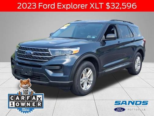 STONE BLUE METALLIC 2023 Ford Explorer XLT