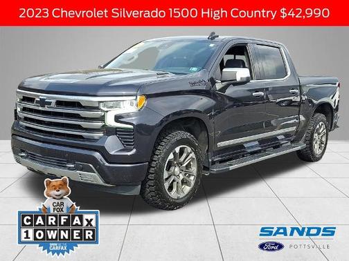 Dark Ash Metallic 2023 Chevrolet Silverado 1500 HIGH COUNTRY