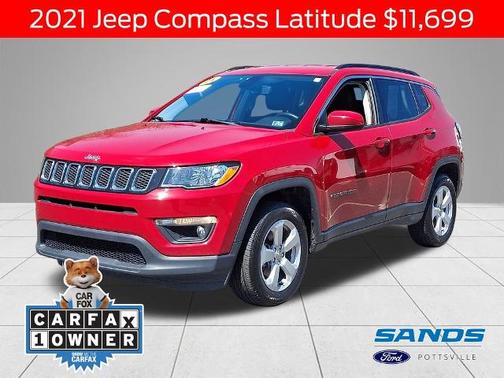 Redline Pearlcoat 2021 Jeep Compass LATITUDE