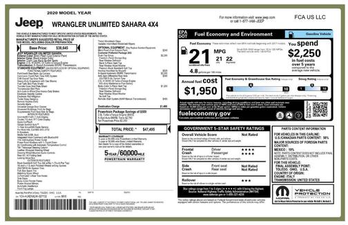 2020 Jeep Wrangler Unlimited Sahara