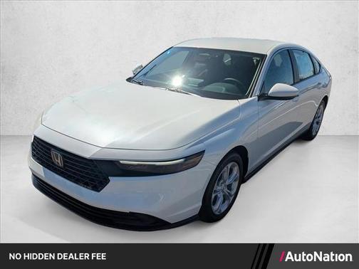 Platinum White Pearl 2026 Honda Accord LX 1.5T