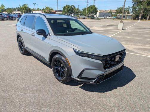 Urban Gray Pearl 2025 Honda CR-V Hybrid Sport FWD