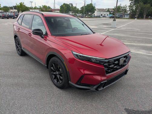 Radiant Red Metallic 2026 Honda CR-V Hybrid Sport-L FWD