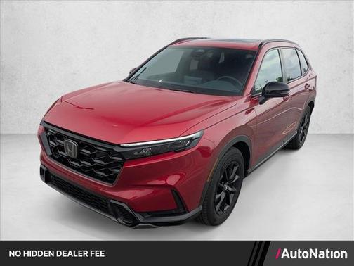 Radiant Red Metallic 2026 Honda CR-V Hybrid Sport-L FWD