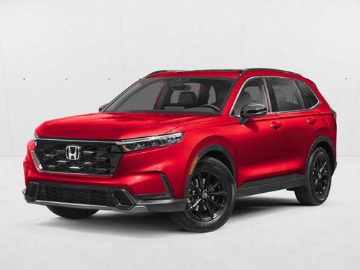 Radiant Red Metallic 2026 Honda CR-V Hybrid Sport-L FWD