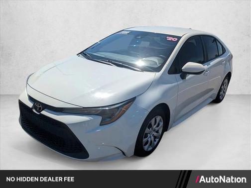White 2020 Toyota Corolla LE
